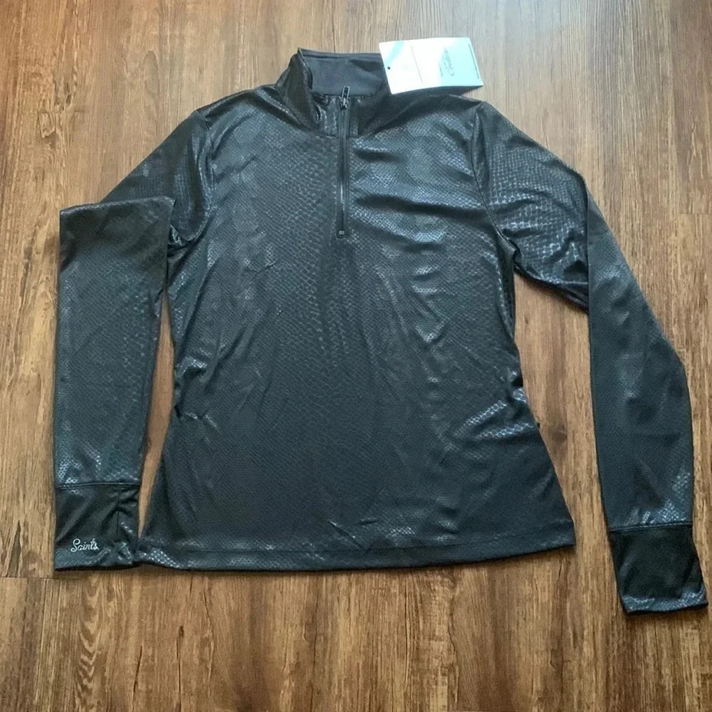 New Orleans Saints Pullover Zip Jacket NFL Logo